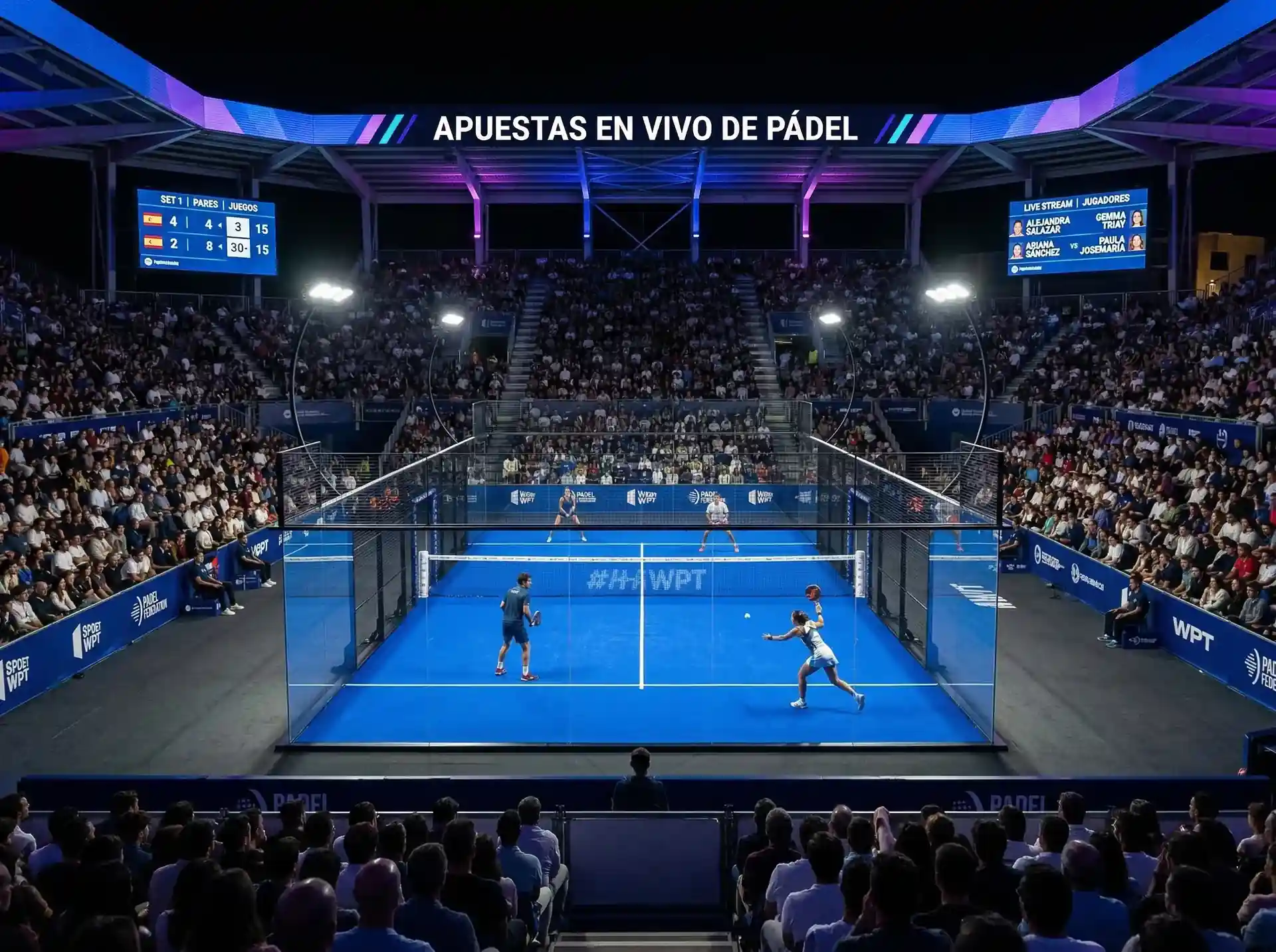 Apuestas Pádel en Directo 2025 – Live Betting y Cash Out | PUNTOPALA
